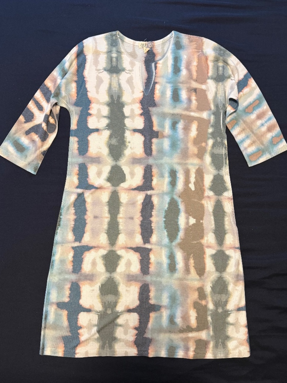 tie-die pattern dress by Atelier5 by Gozde Yimaz, small